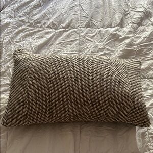 Restoration Hardware Ceta Pillow Herringbone Patterned NWT Down Insert